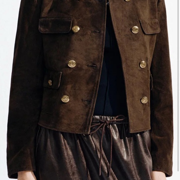 Elegant Brown Double-Breasted Women's Blazer Never worn!!! - Picture 5 of 10